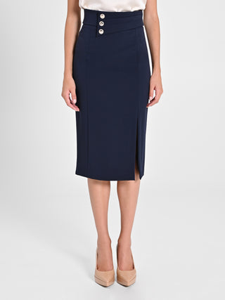 Gonna Tubino Blu Navy