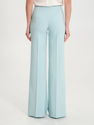 Pantaloni Palazzo in Tessuto Tecnico