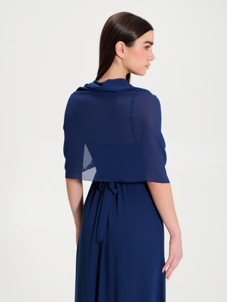 Stola con Anello in Georgette