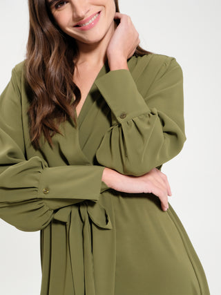 Abito Chemisier in Raso