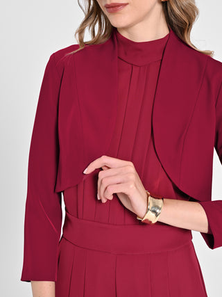 Coprispalle in Cady Bordeaux