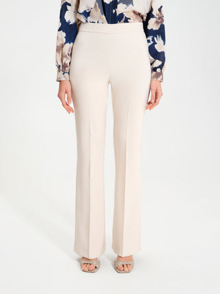 Pantaloni Flared in Tessuto Tecnico