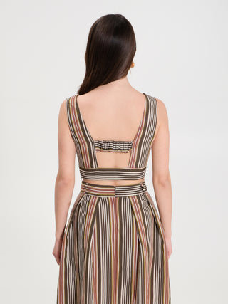 Top a Righe Jacquard