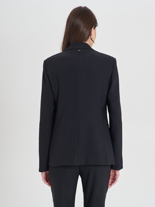 Giacca Nera in Cadi Operato