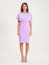 Abito Tubino a Barchetta Lilla