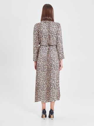 Chemisier in Viscosa Animalier