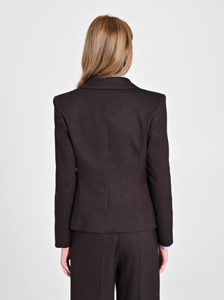 Giacca  in Poliviscosa Marrone