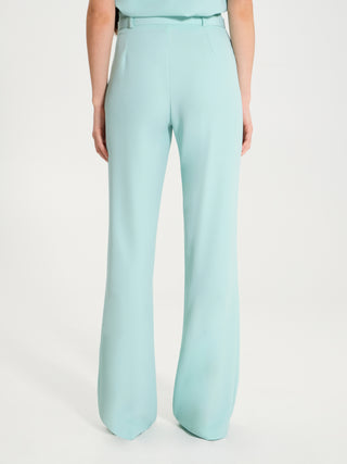 Pantaloni Fluidi con Cintura