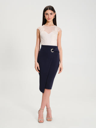 Gonna a Potafoglio con Anello