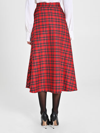 Gonna Midi in Tartan
