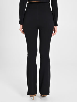 Pantaloni Neri a Zampa