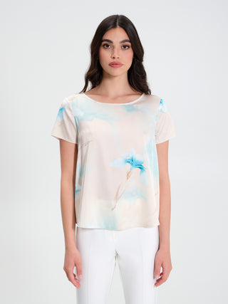 Blusa stampa Floreale