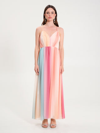 Abito Lungo Multicolor