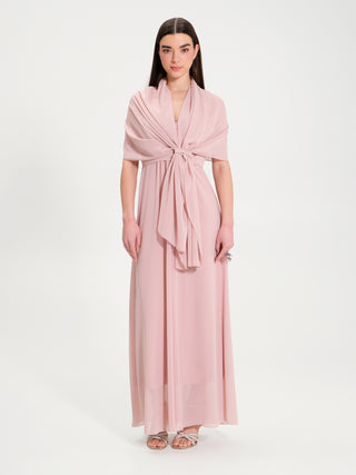 Stola con Anello in Georgette