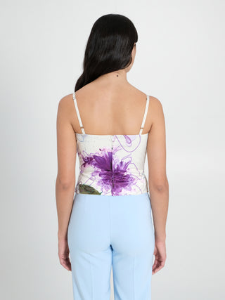 Top Bustier stampa Floreale