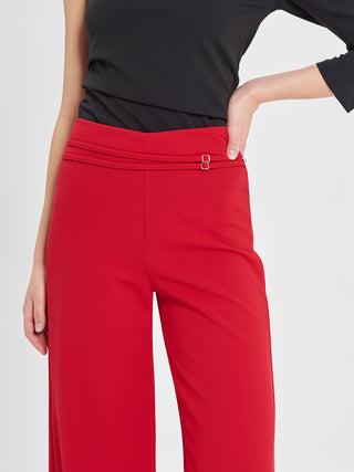 Pantaloni Palazzo Total Rouge
