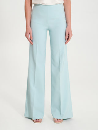 Pantaloni Palazzo in Tessuto Tecnico