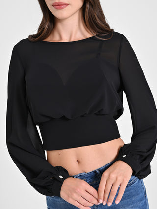 Blusa in Georgette con Top