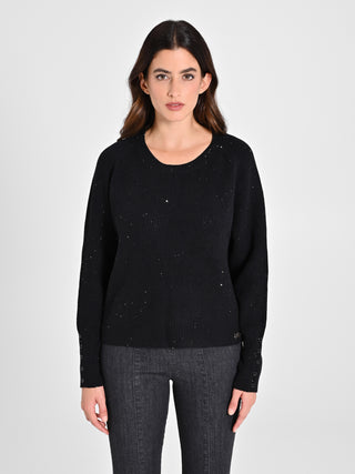 Maglione Nero Paillettes