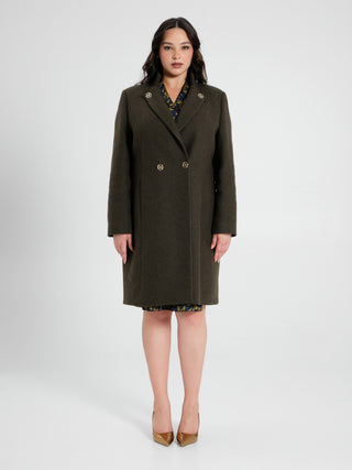 Cappotto Curvy Verde Muschio