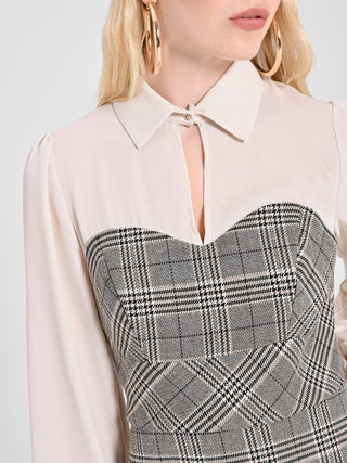 Abito Bustier Principe di Galles