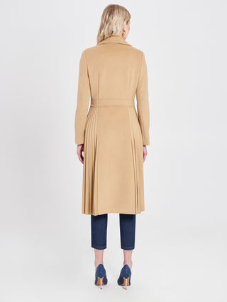 Cappotto Cammello Plissé