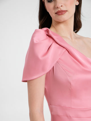 Abito Monospalla Rosa Antico