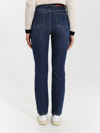 Jeans Dritti Lavaggio Medio