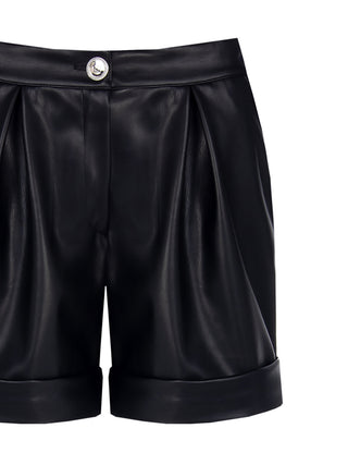 Shorts in simil pelle
