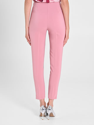 Pantaloni con Pattine Rosa Antico