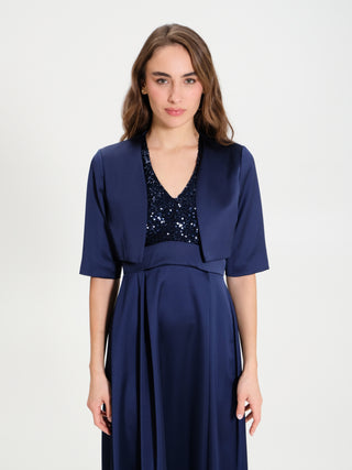 Coprispalle Aperto in Raso