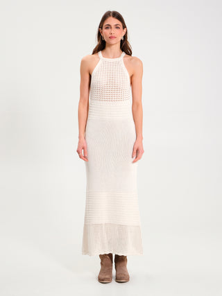 Abito Crochet Bianco