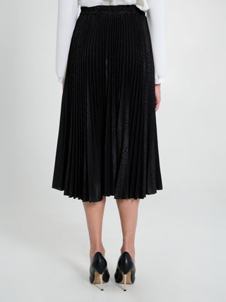 Gonna Midi Plissè effetto Cocco