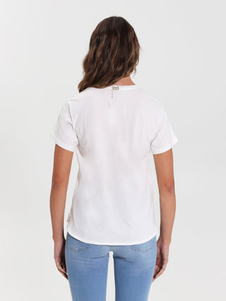 T-shirt in Cotone con Stampa