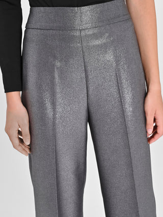 Pantaloni in Tessuto Spalmato