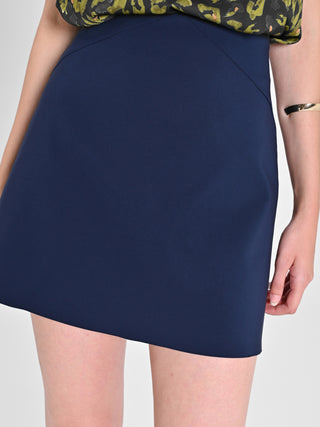 Minigonna ad A in Tessuto Tecnico