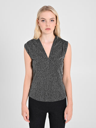 Top Nero & Argento Lurex