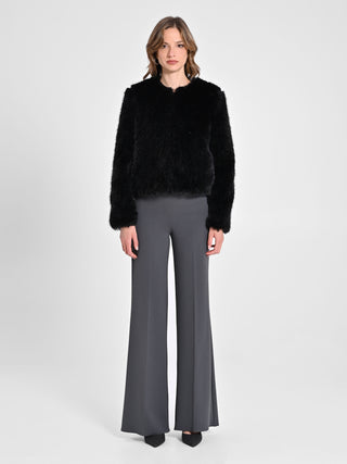 Giacca Corta effetto Pelliccia