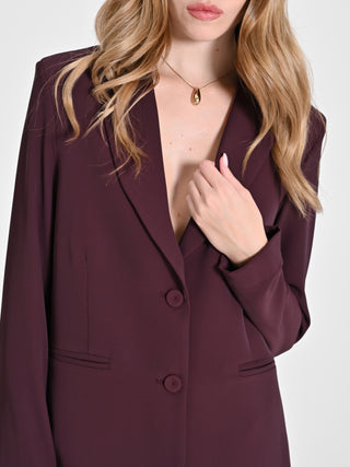 Giacca color Melanzana