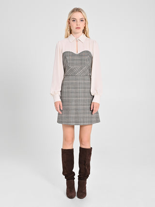 Abito Bustier Principe di Galles