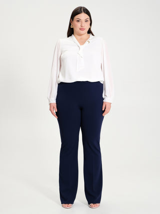 Pantaloni Curvy a Zampa