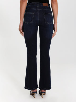 Jeans a Zampa 6 Bottoni