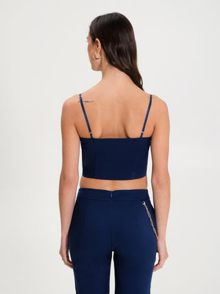 Top Bustino in Gabardina