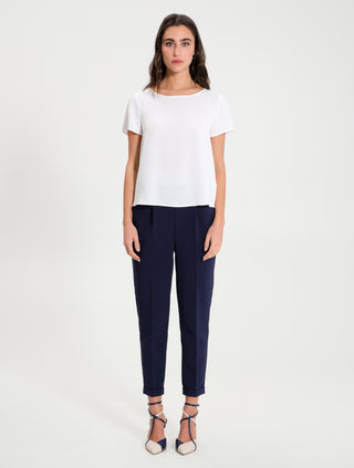 Blusa a Scatoletta in Raso