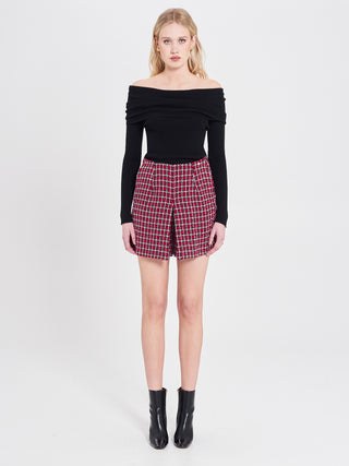 Skort Holiday Tweed