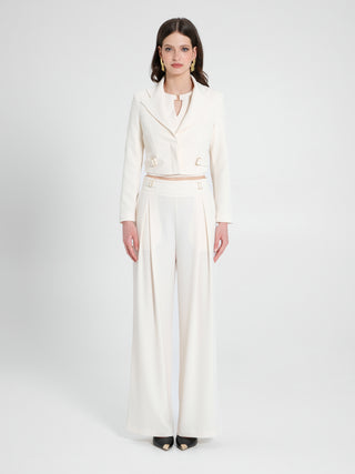 Giacca Corta Aperta Fibbie