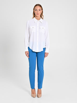 Camicia con Bottoni Dorati