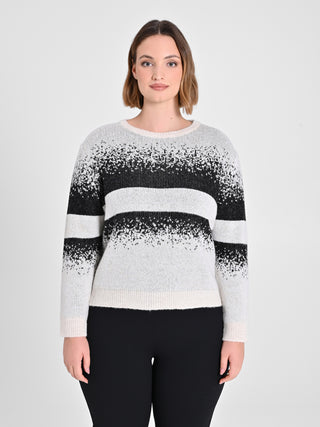 Maglione Curvy Black & White