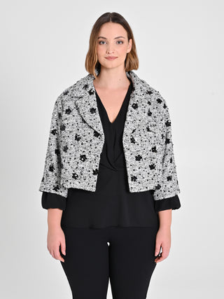 Giacca Curvy Black & White