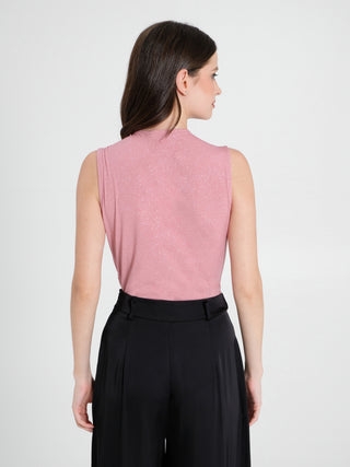 Top Body Microglitter Rosa